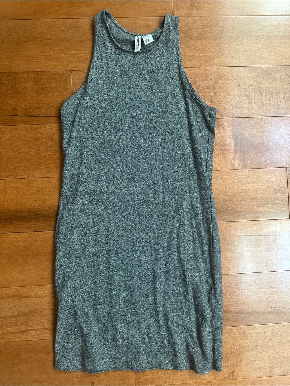 NWOT Sleeveless Heather Gray Tank Dress - Women's Casual